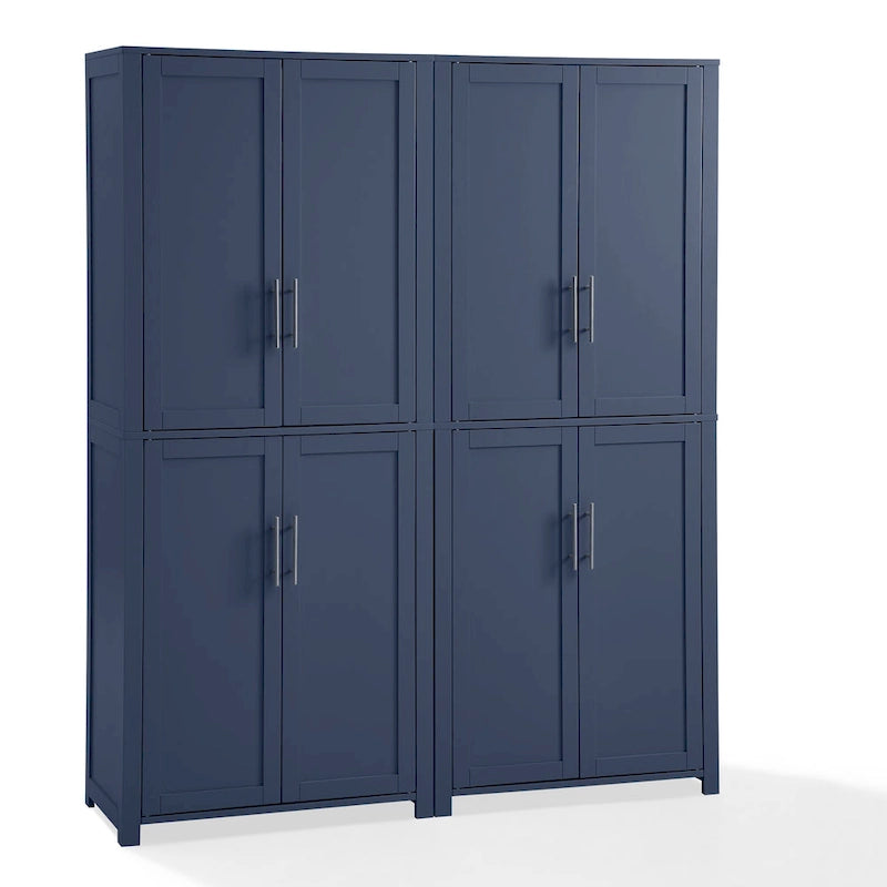 Armoire de rangement de cuisine avec étagères réglables