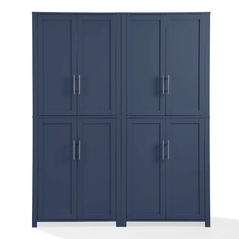 Armoire de rangement de cuisine avec étagères réglables
