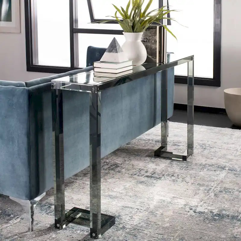 Console en acrylique transparent - 60 L x 10 P x 30 H
