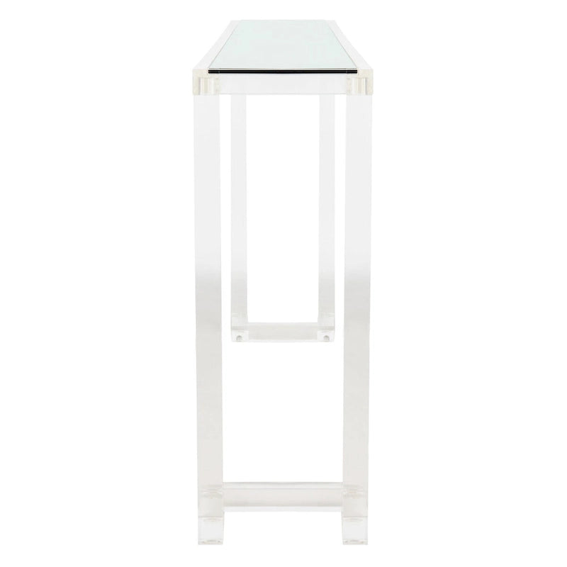 Console en acrylique transparent - 60 L x 10 P x 30 H
