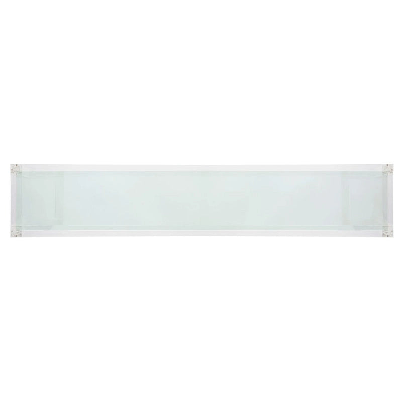 Console en acrylique transparent - 60 L x 10 P x 30 H