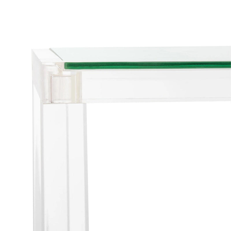 Console en acrylique transparent - 60 L x 10 P x 30 H