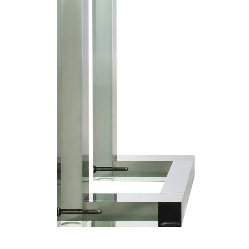 Console en acrylique transparent - 60 L x 10 P x 30 H