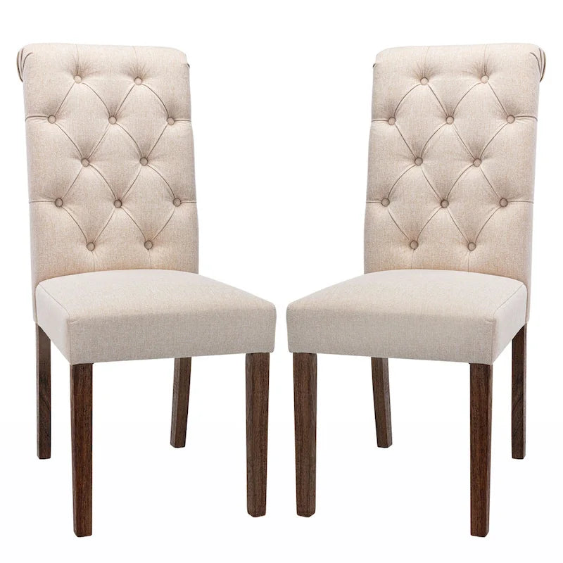 Chaise de salle à manger Parsons capitonnée avec siège rembourré