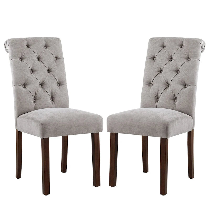 Chaise de salle à manger Parsons capitonnée avec siège rembourré