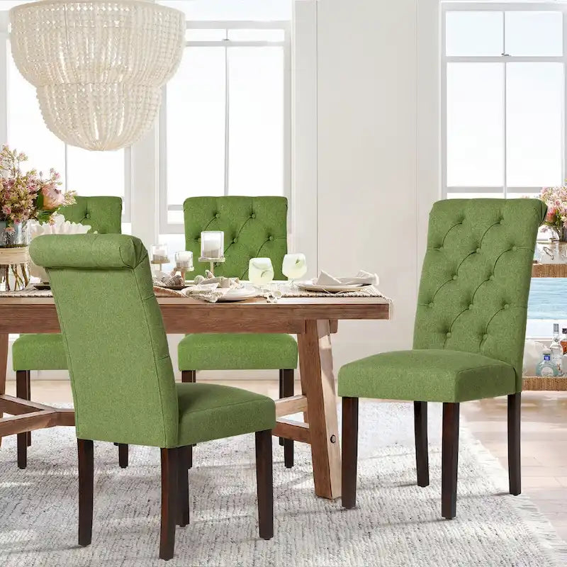 Chaise de salle à manger Parsons capitonnée avec siège rembourré