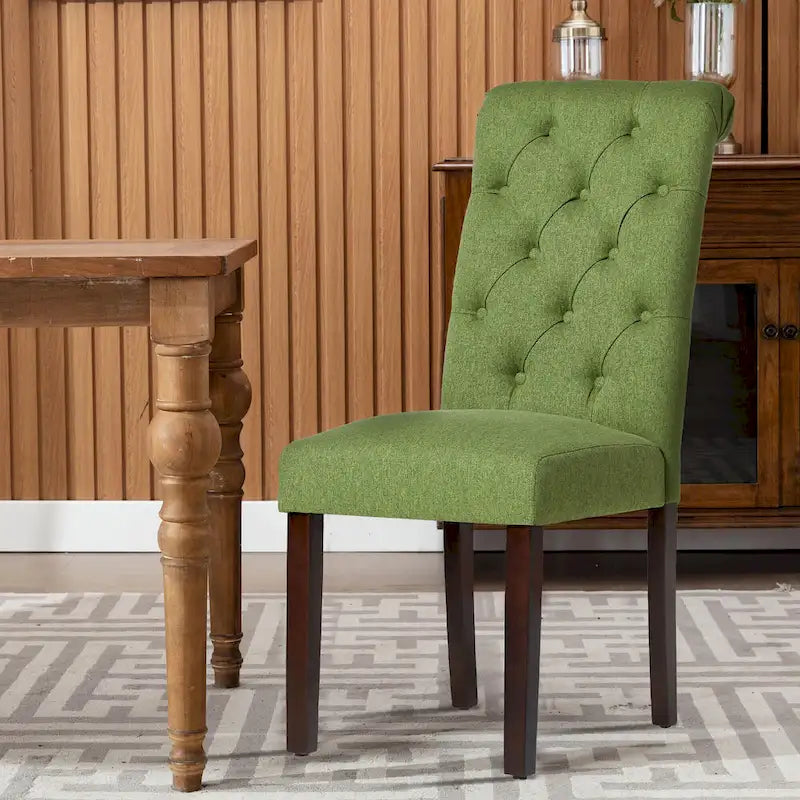 Chaise de salle à manger Parsons capitonnée avec siège rembourré