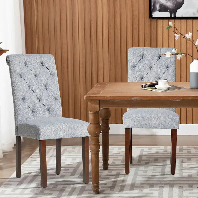 Chaise de salle à manger Parsons capitonnée avec siège rembourré