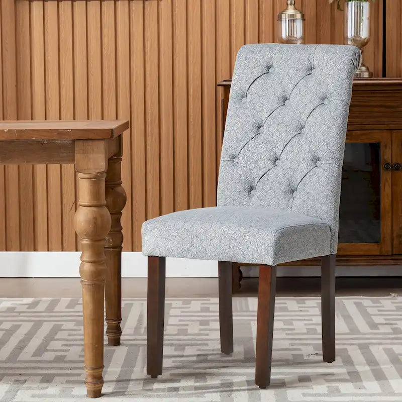 Chaise de salle à manger Parsons capitonnée avec siège rembourré