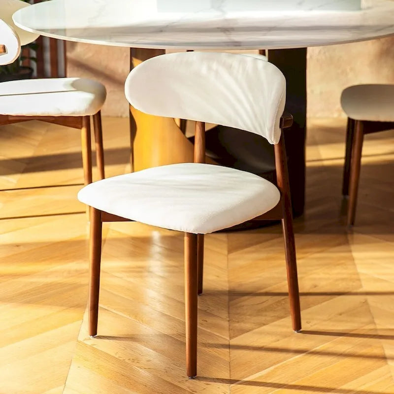 Modern Round Dining Table for DiningroomWhite Glossy Stone Tabletop,Bronze Carbon Pedestal